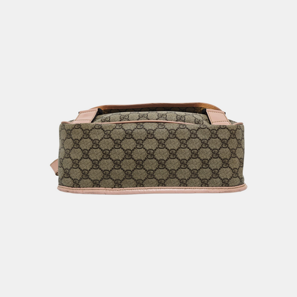 Monogram Coated Canvas Shoulder Bag Beige