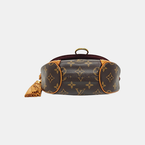 SAINT CLOUD Monogram Coated Canvas Brown