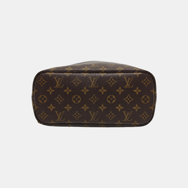 NEVERFULL PM Monogram Coated Canvas Brown