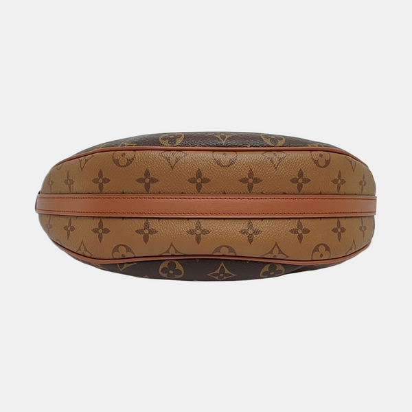LOOP HOBO Monogram Coated Canvas Brown