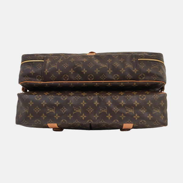 HUNTING Monogram Coated Canvas Brown