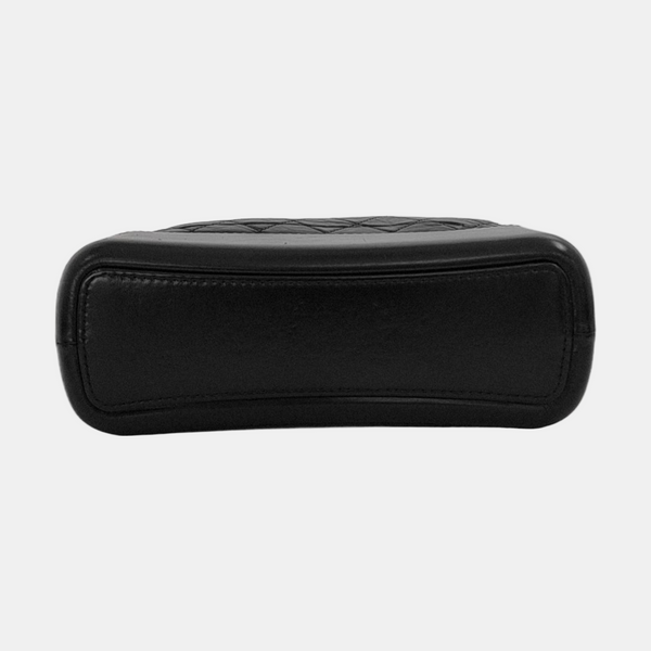 GABRIELLE Medium Quilted Lambskin Black