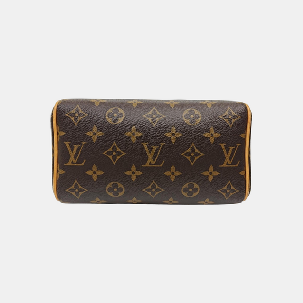 SPEEDY 20 Monogram Coated Canvas Brown