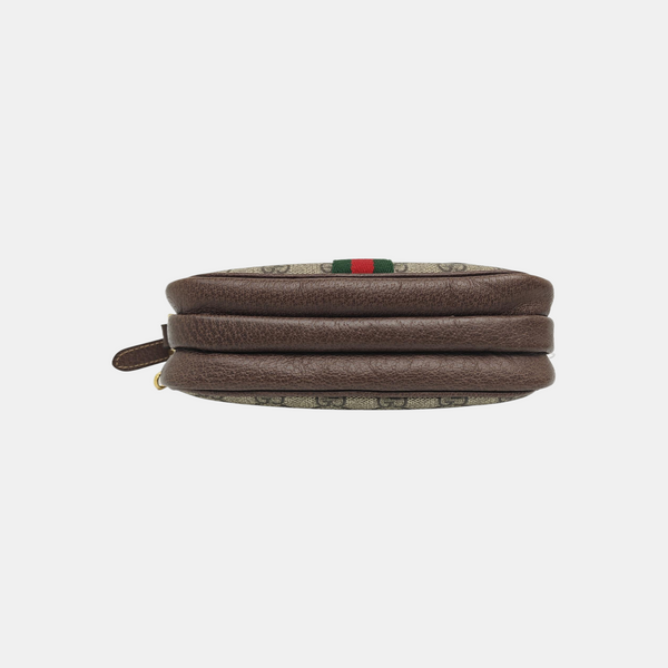 Ophidia Mini Monogram Coated Canvas Beige