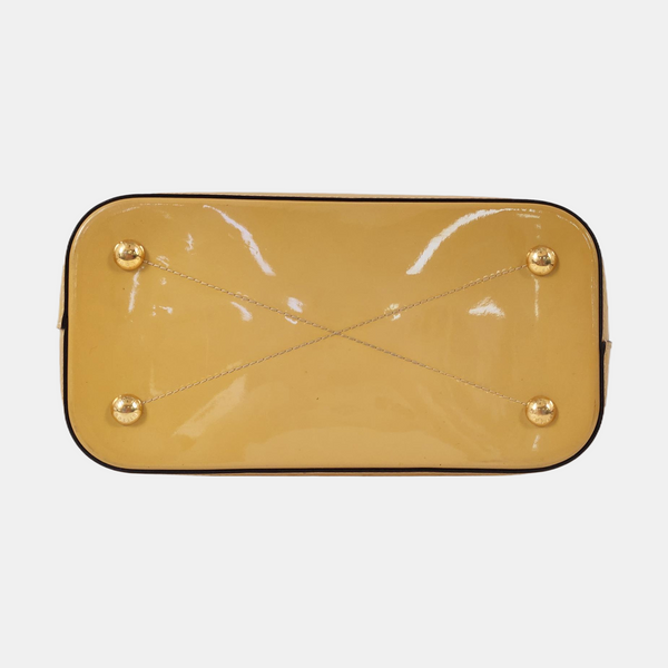 BELMONT MM Patent Leather Yellow