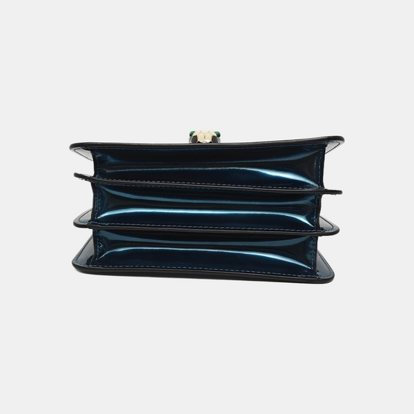 SERPENTI FOREVER Small Calfskin Blue
