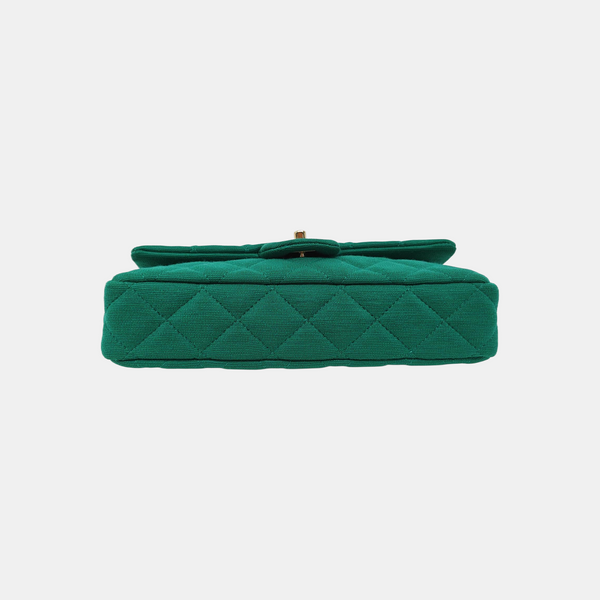 Quilted Fabric Green