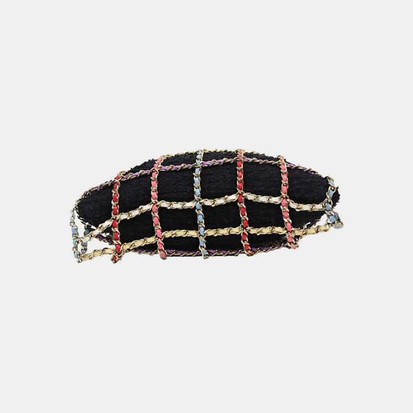 Fabric Top Handle Bag Black