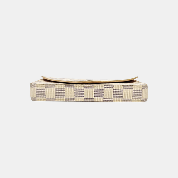 FÉLICIE Damier Azur Coated Canvas White