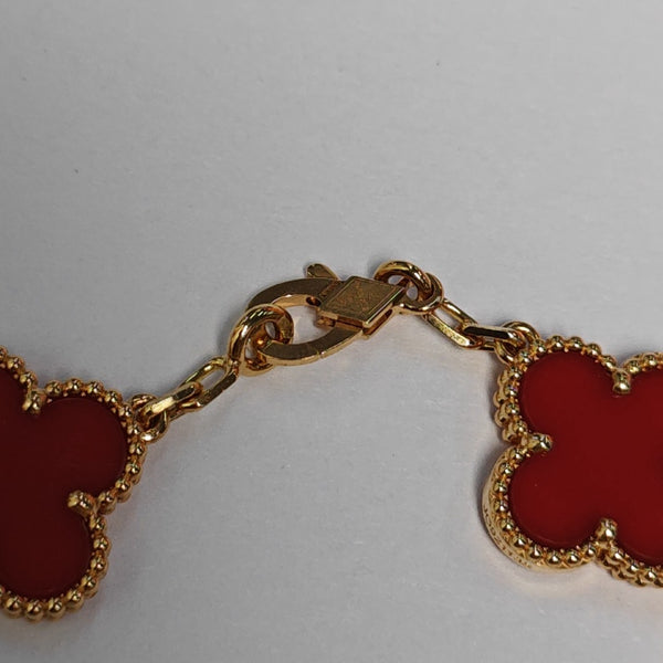 Vintage Alhambra 18k Gold Bracelet