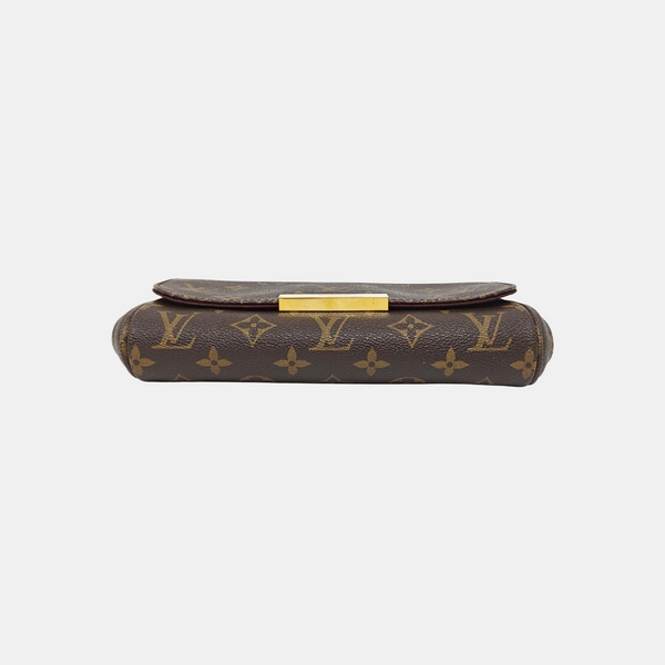 FAVORITE PM Monogram Coated Canvas Brown