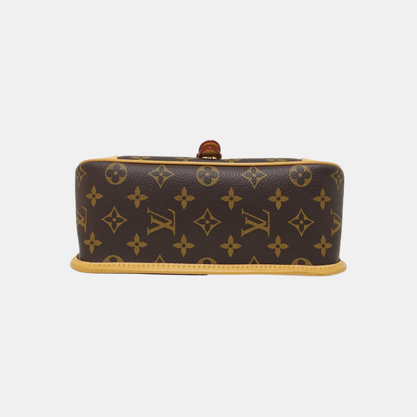 DIANE Monogram Coated Canvas Brown