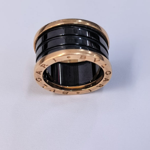 B.ZERO1 18k Rose Gold Ring EU 54