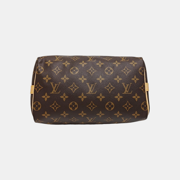SPEEDY 25 Monogram Coated Canvas Brown