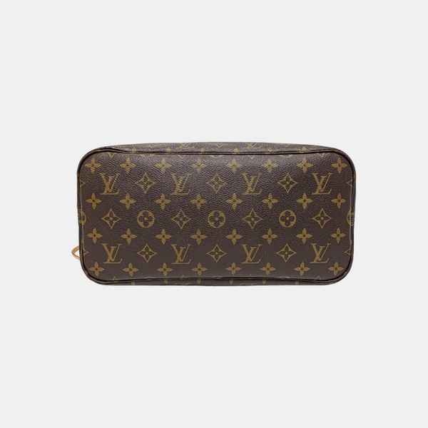 NEVERFULL MM Monogram Coated Canvas Brown