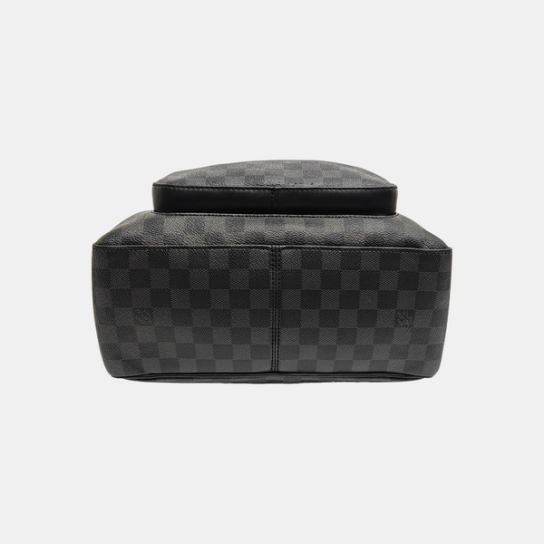 JOSH Damier Graphite Coated Canvas Gray