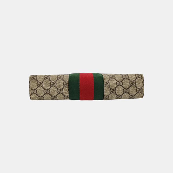 GG Supreme Monogram Coated Canvas Black