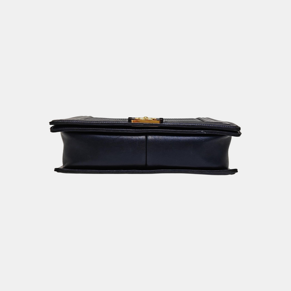BOY CHANEL Large Lambskin Blue