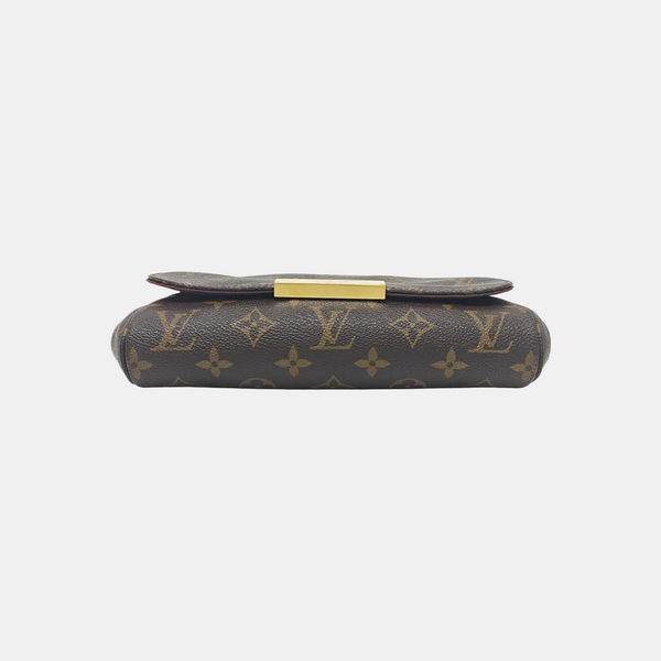 FAVORITE PM Monogram Coated Canvas Brown