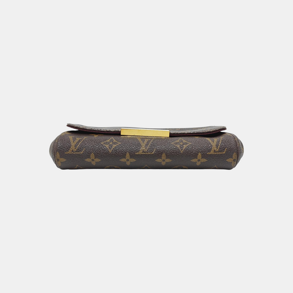 FAVORITE PM Monogram Coated Canvas Brown
