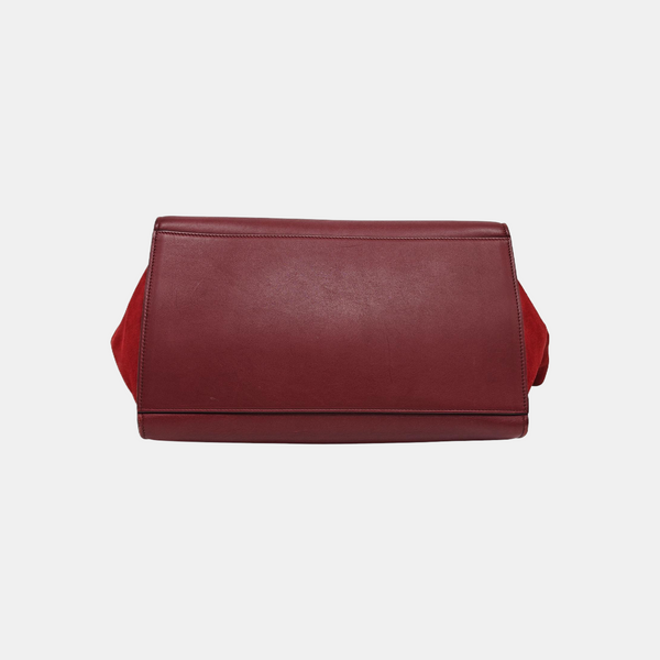 TRAPEZE Medium Calfskin Red