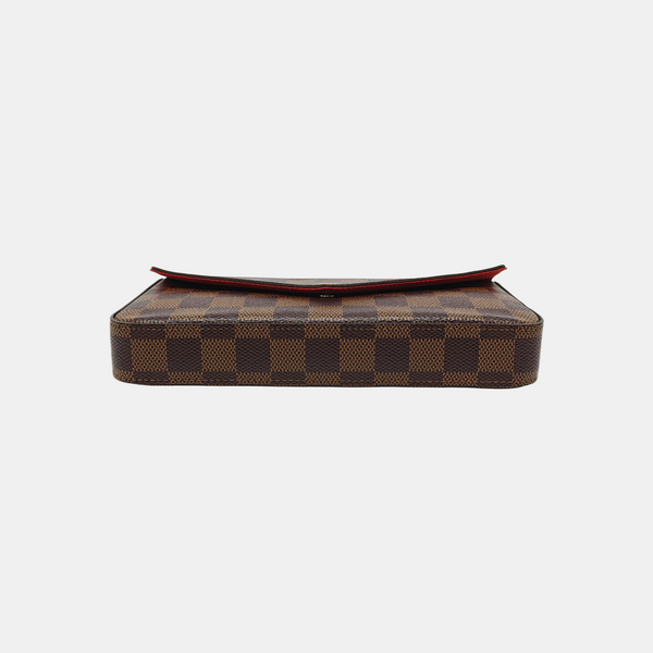 Authenticated pre-owned FÉLICIE Coated Canvas Brown - Shoulder Bag at Looply