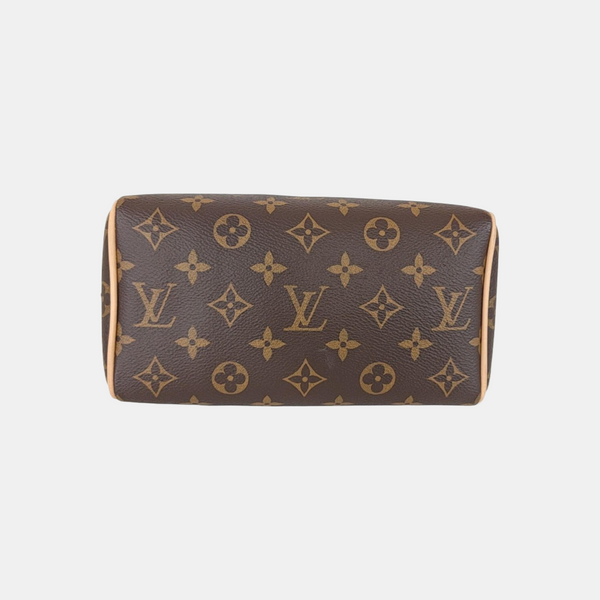 SPEEDY 20 Monogram Coated Canvas Brown
