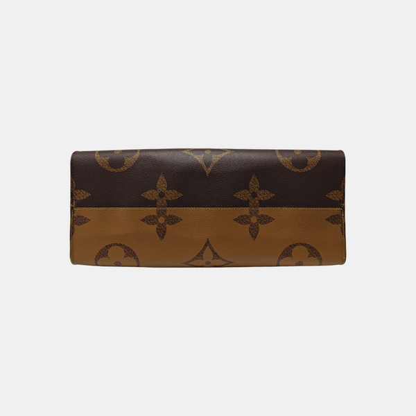 Onthego GM Lona Revestida Monogram Marrón
