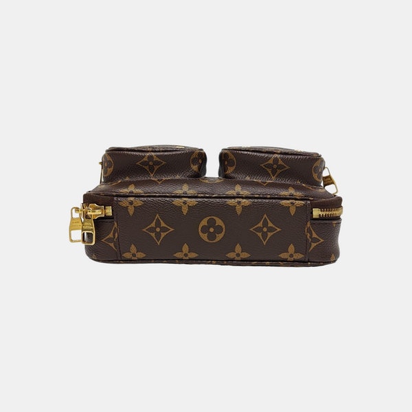 UTILITY Monogram Coated Canvas Brown