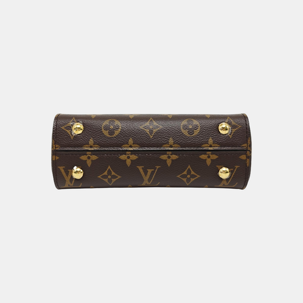 CLUNY 20 Monogram Coated Canvas Brown