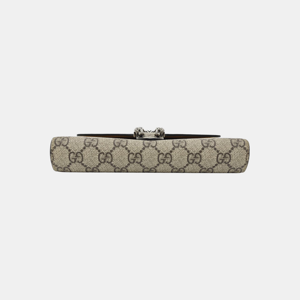 Dionysus Mini Monogram Coated Canvas Beige