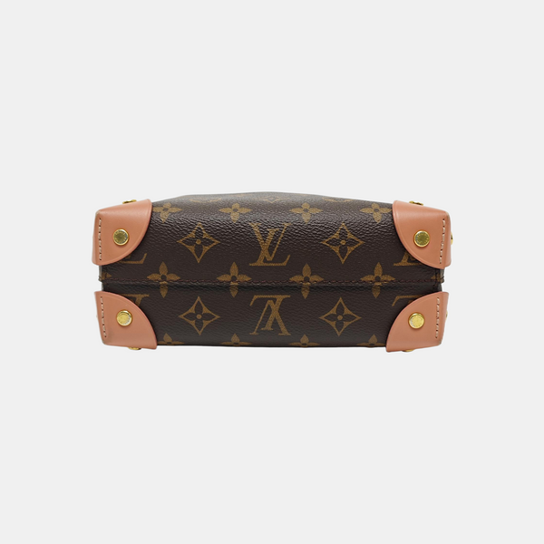 PETITE MALLE Monogram Coated Canvas Brown