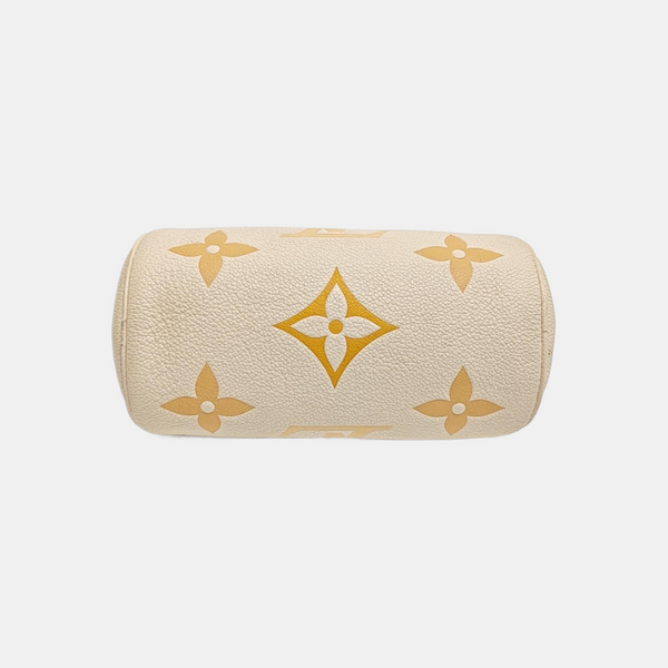 PAPILLON BB Monogram Calfskin Beige