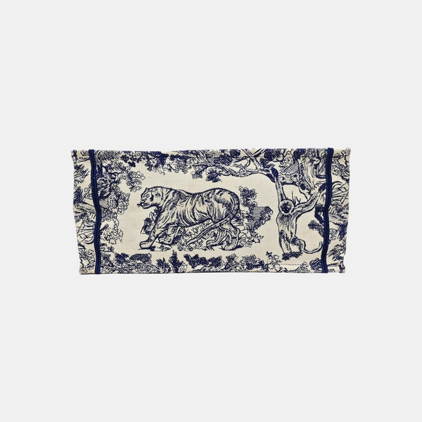 Book Tote Medium Canvas Blue