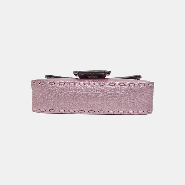 Baguette Mini Calfskin Purple