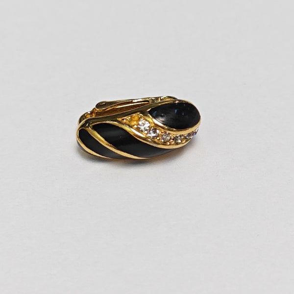 Metal Gold Clip On Earrings