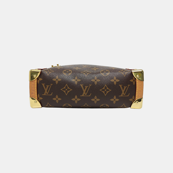 SIDE TRUNK MM Monogram Coated Canvas Brown
