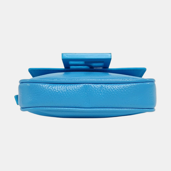 Lambskin Shoulder Bag Mini Blue