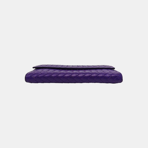 Lambskin Clutch Purple