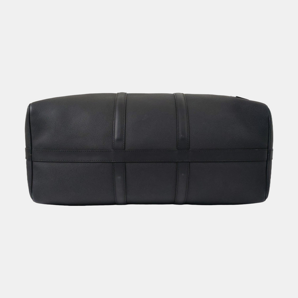 KEEPALL 55 Calfskin Black