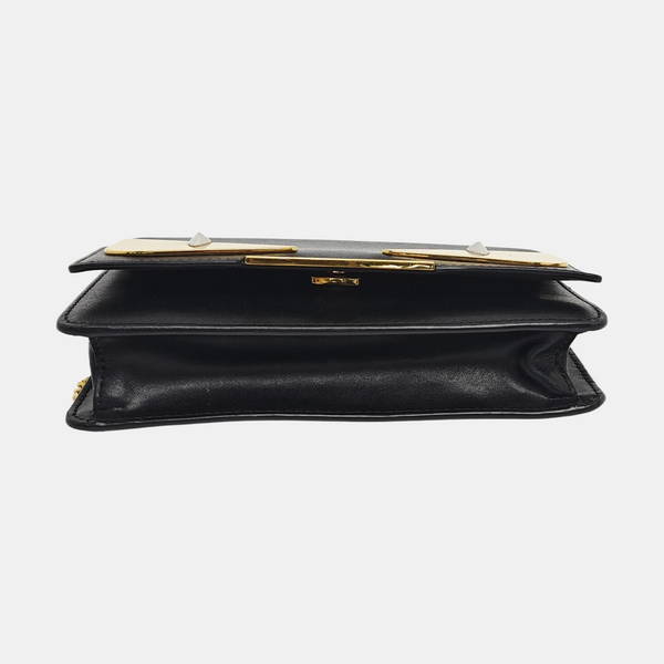 Authenticated pre-owned Monster Calfskin Black - Shoulder Bag at Looply