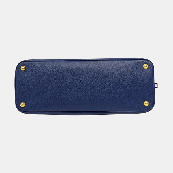 Authenticated pre-owned Promenade Calfskin Blue - Top Handle Bag at Looply