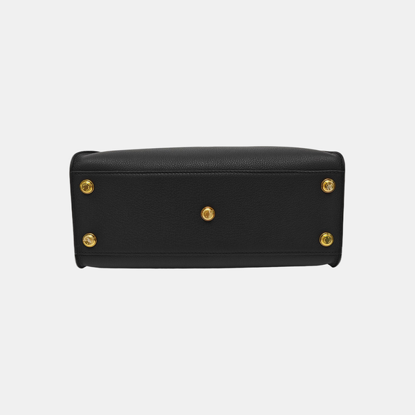 ON MY SIDE MM Monogram Calfskin Black