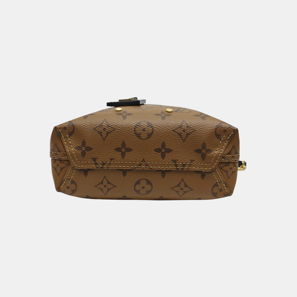 ATLANTIS BB Monogram Coated Canvas Brown