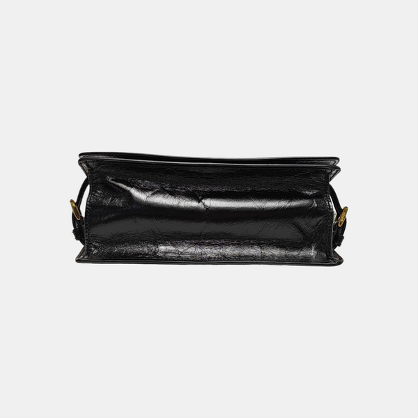Calfskin Crossbody Bag Black