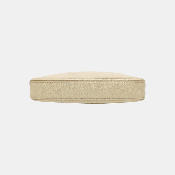 EASY POUCH ON STRAP Calfskin Beige