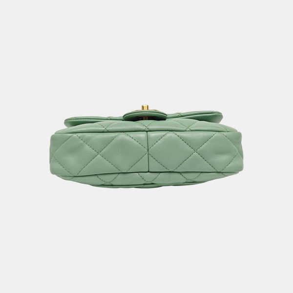 CLASSIC FLAP Small Quilted Lambskin Green