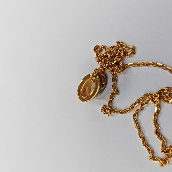 Pop H Metal Gold Necklace