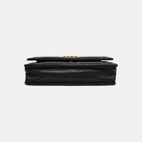 CHANEL 19 WOC Quilted Lambskin Black