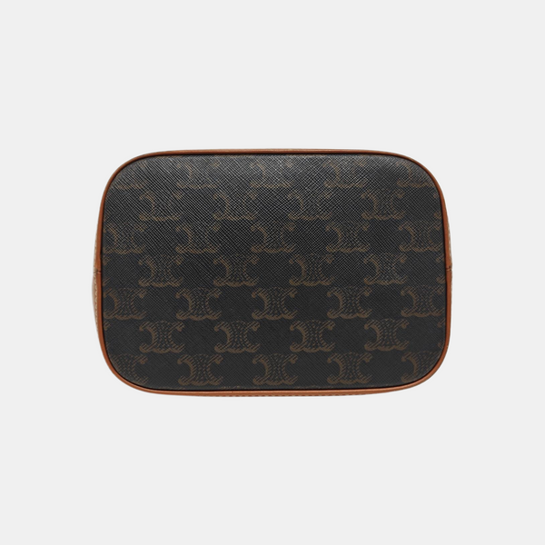 TRIOMPHE CANVAS Small Coated Canvas Brown